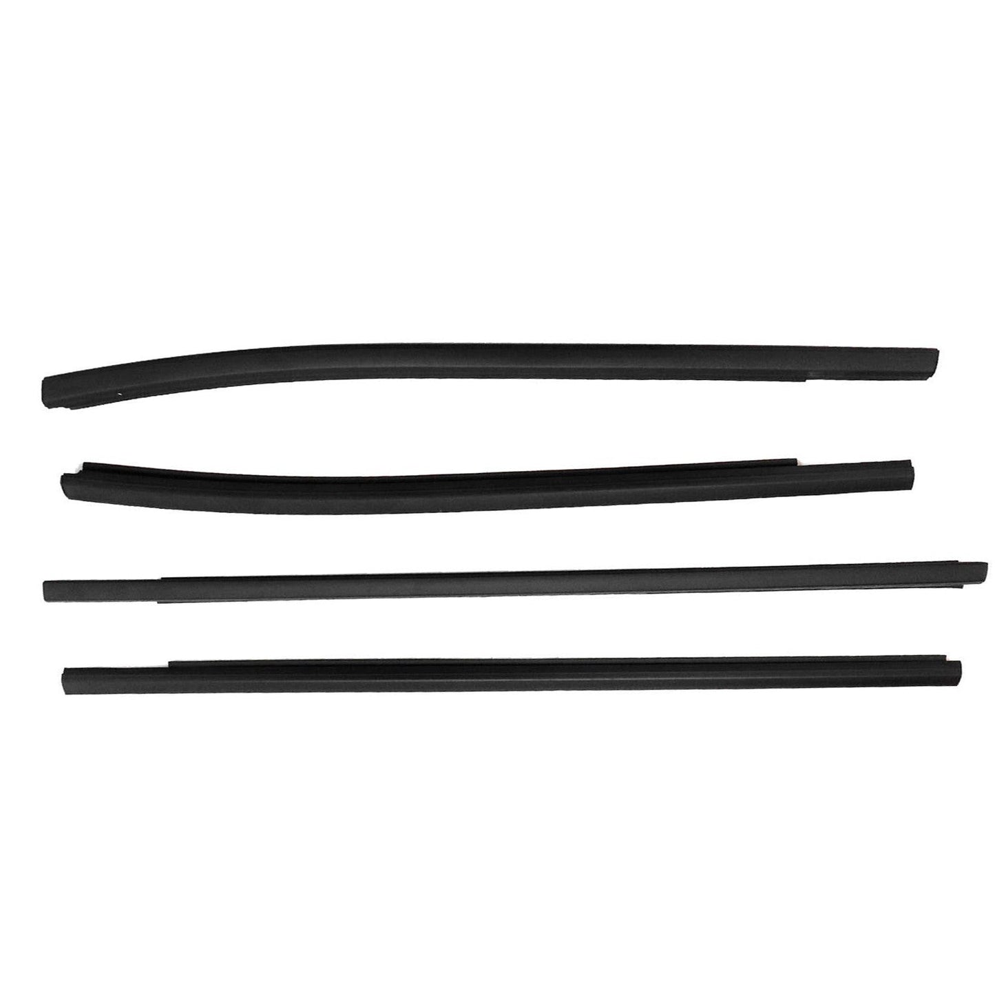 Weatherstrip Rubber Seal Set of 4 For Ford Ranger 2021 XLT Crew Cab Pickup