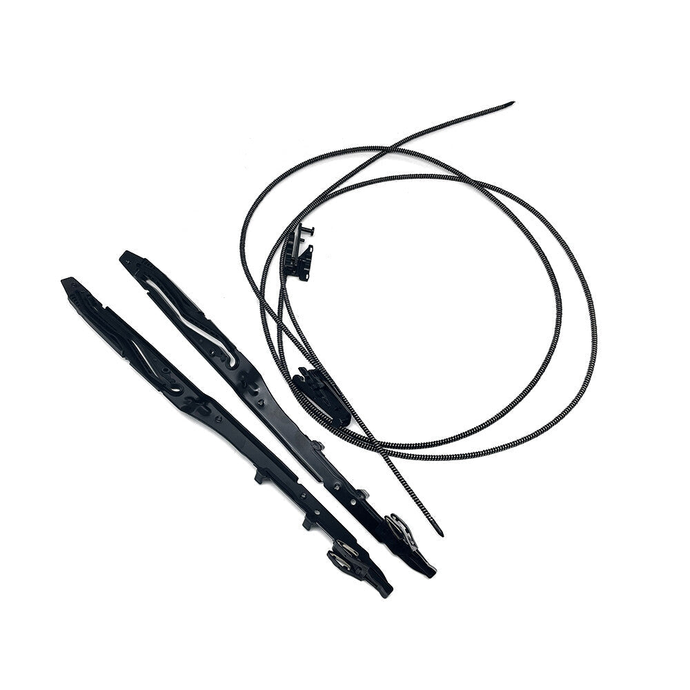 Crew Cab Sunroof Glass Cables+Track Assembly Repair Kit for Ford 2015-2020 F150