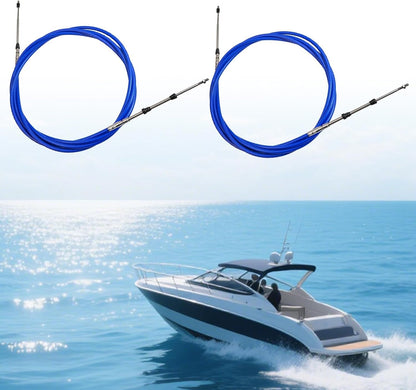 2 Marine Throttle Shift Remote Control Cable 33C 40FT for Yamaha Outboard Engine