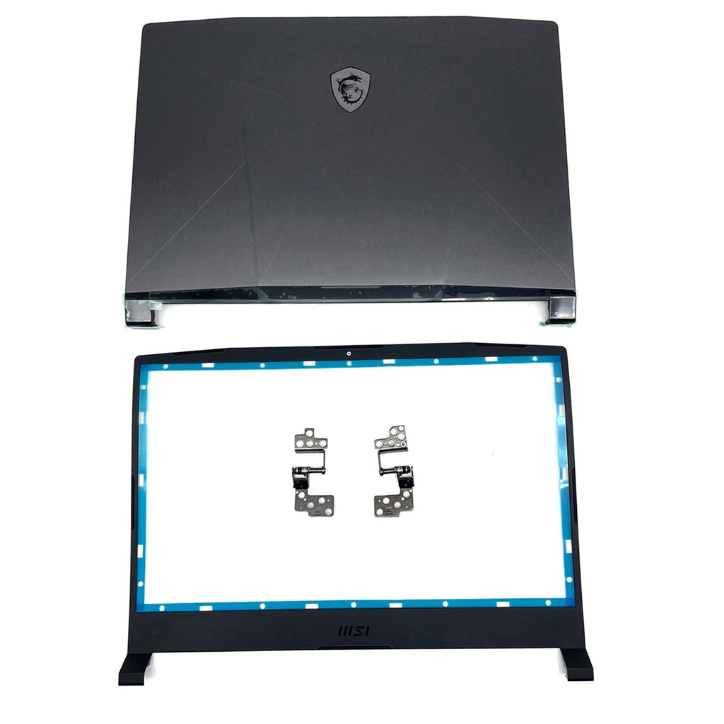 New Back Cover+Bezel Hinges For MSI Pulse GL66 Crosshair 15 MS-1581 Top Case Lid