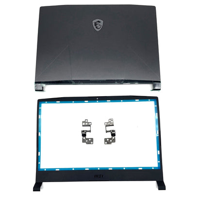 New Back Cover+Bezel Hinges For MSI Pulse GL66 Crosshair 15 MS-1581 Top Case Lid