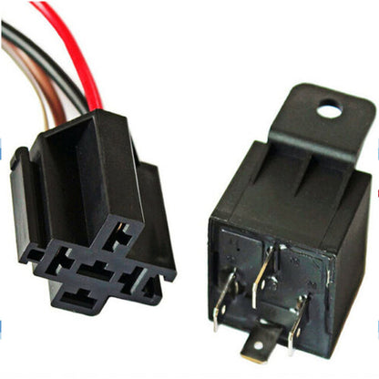 For 12V 40Amp 175°-185° Thermostat Dual Electric Cooling Fan Wiring Relay Sensor