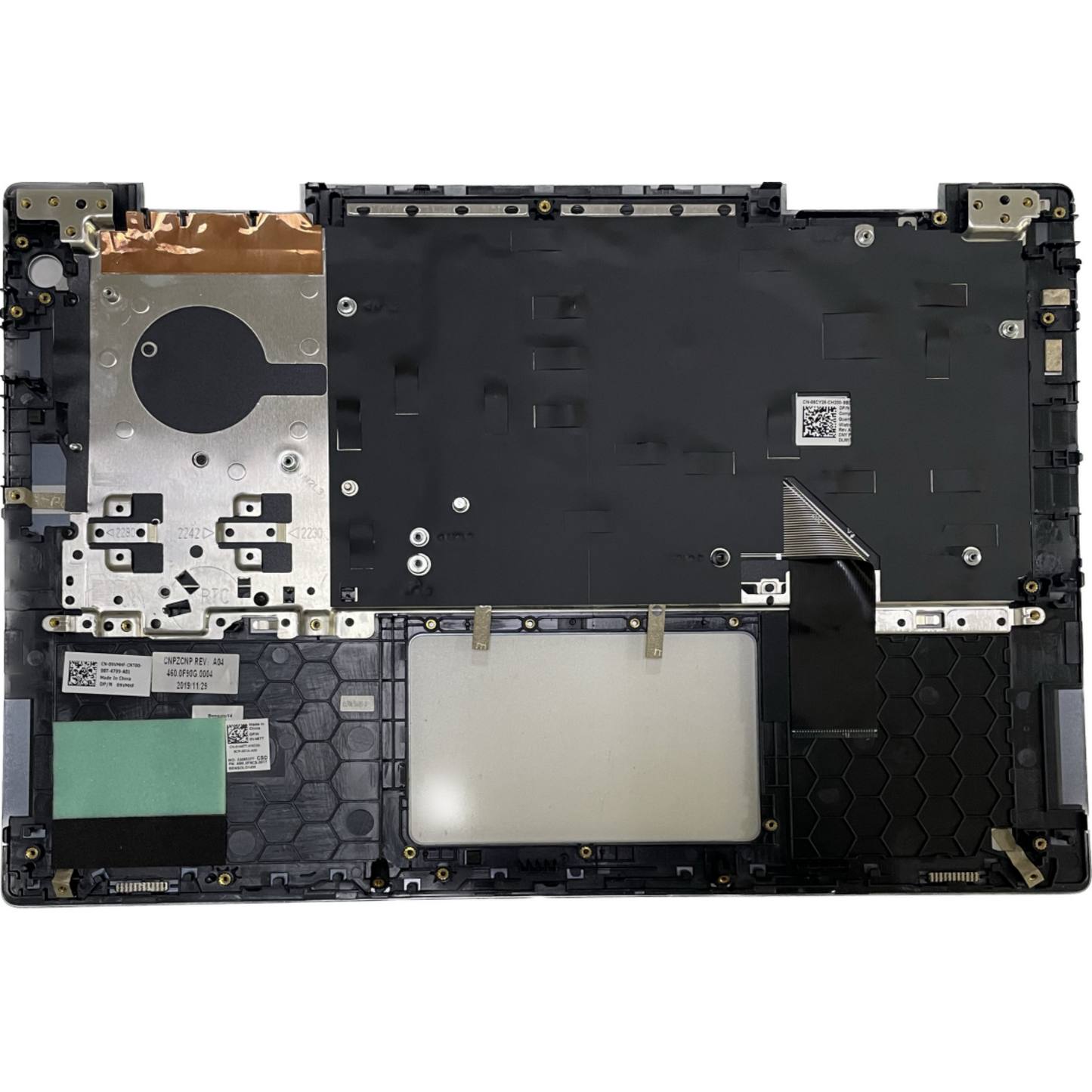 For Dell Inspiron 14 5481 5482 NOT MF Palmrest NO-Backlit Keyboard Gray 9VMHF US