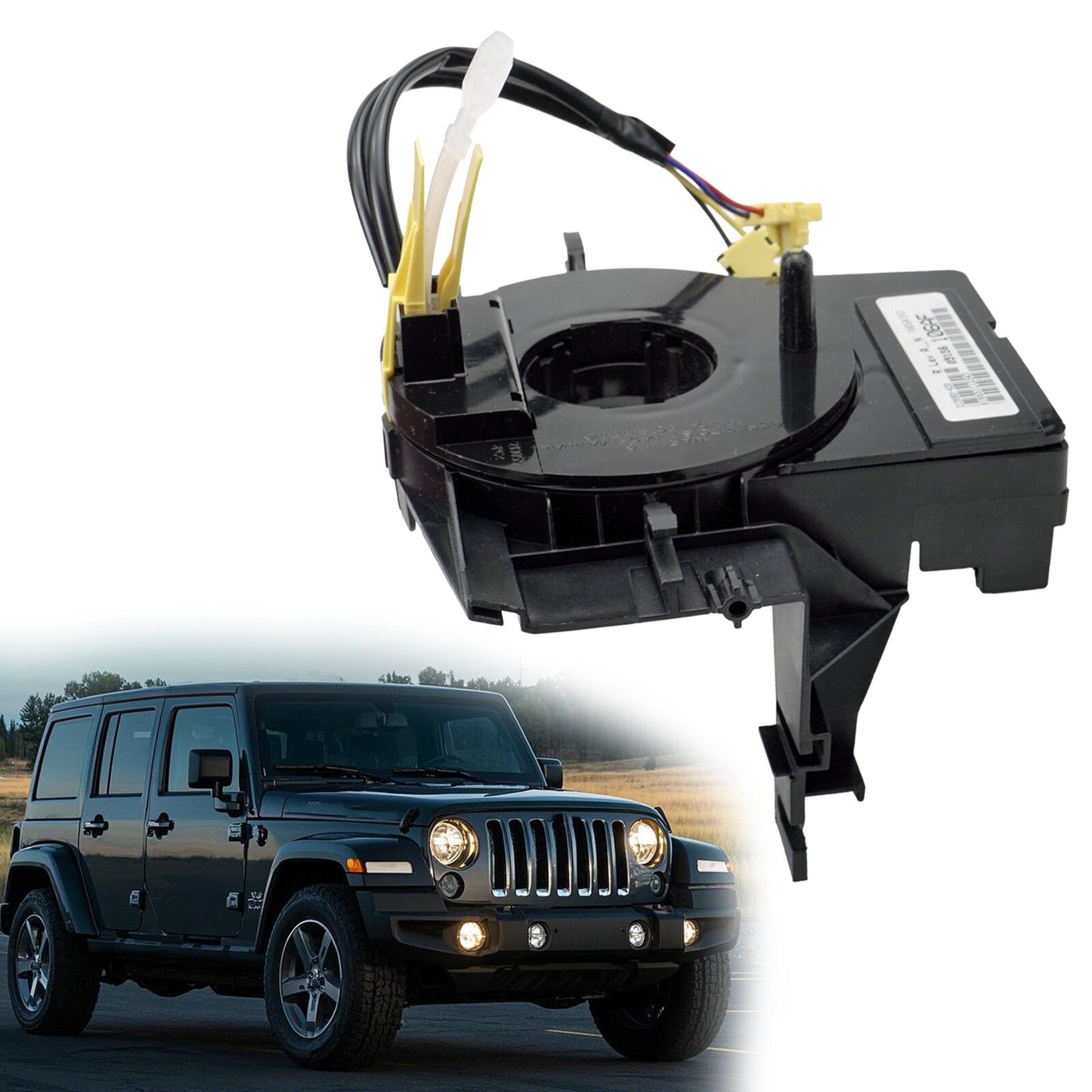 Wheel ClockSpring Without an Angle Sensor For 07-18 Wrangler JK Grand Cherokee