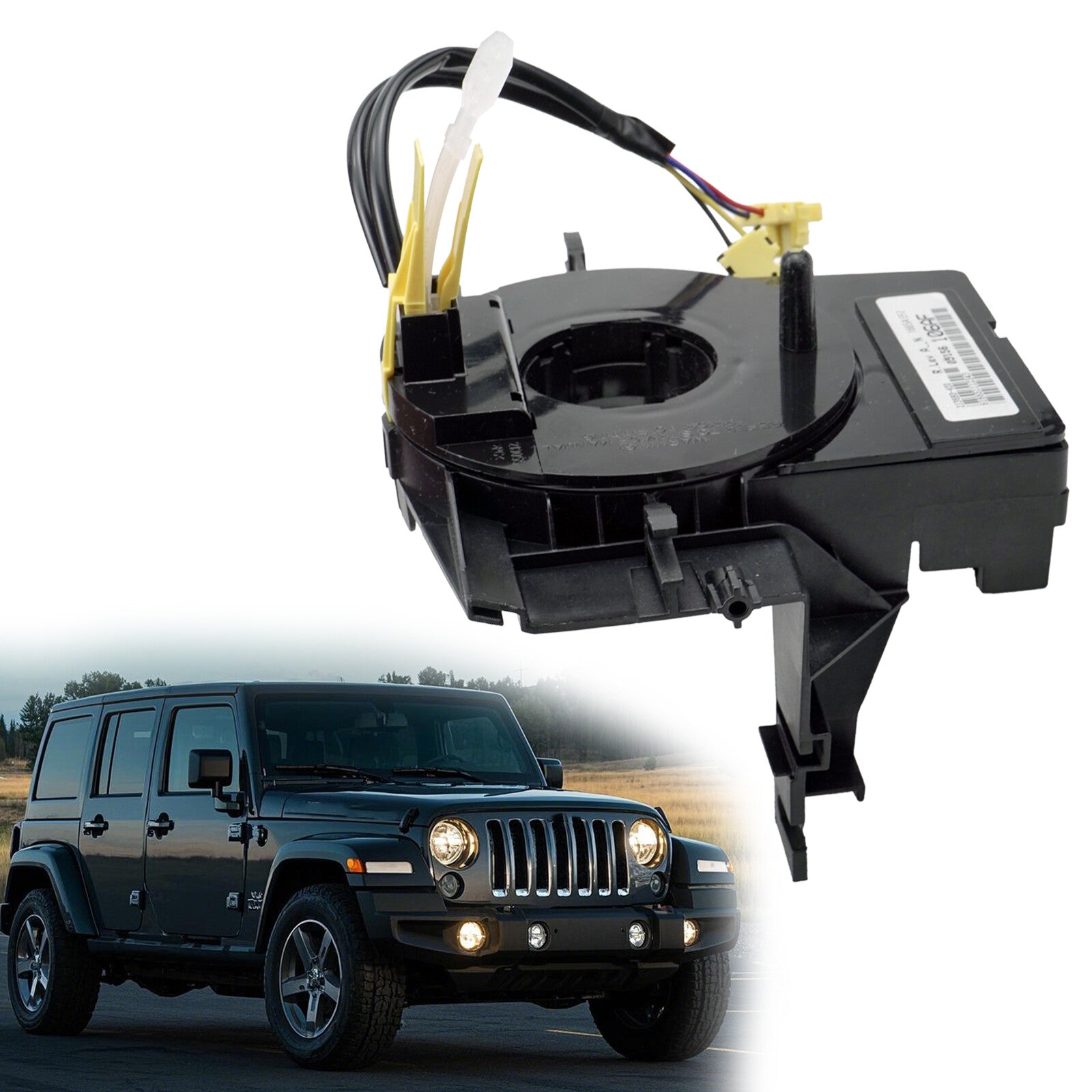 Wheel ClockSpring Without an Angle Sensor For 07-18 Wrangler JK Grand Cherokee