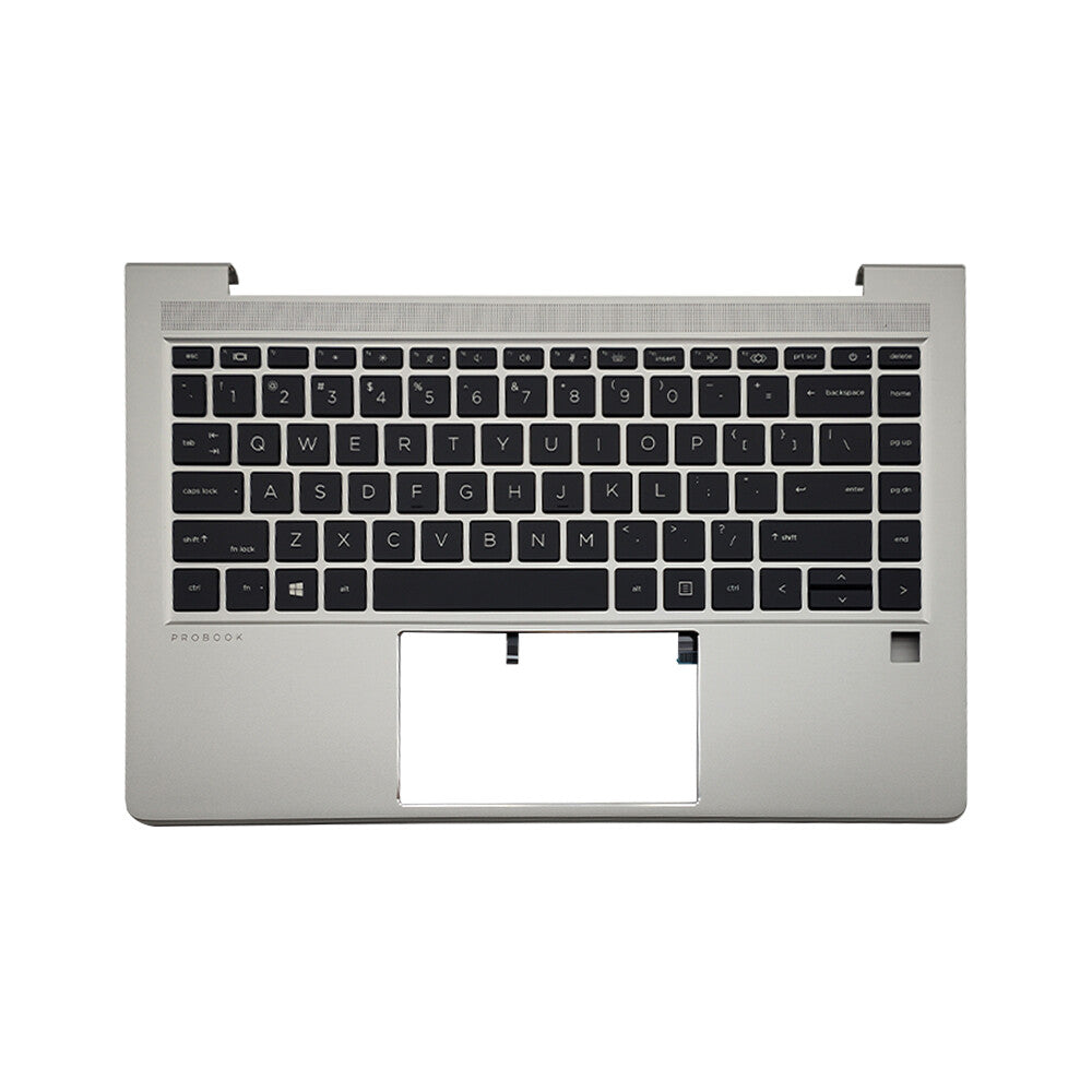 New For HP Probook 440 445 G9 Palmrest W/ Backlit US Keyboard N01287-001 Silver