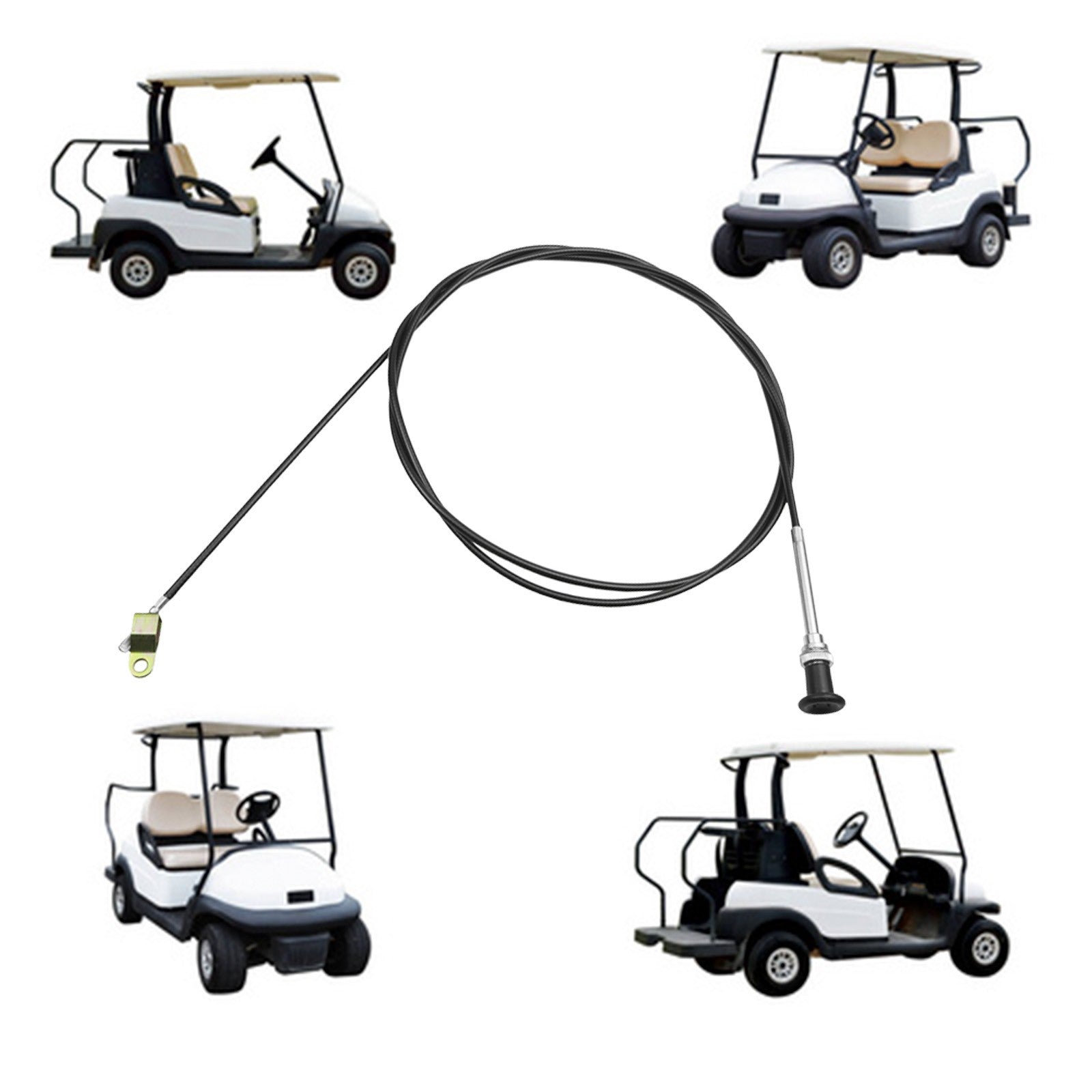 J10-26331-00 Choke Cable For Yamaha G1 Golf Cart 1979-89 Gas Models with 2-Cycle