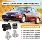 2set New for Honda CR-V CRV 02-06 Rear Control Trailing Arm Axle Bushes Bushings