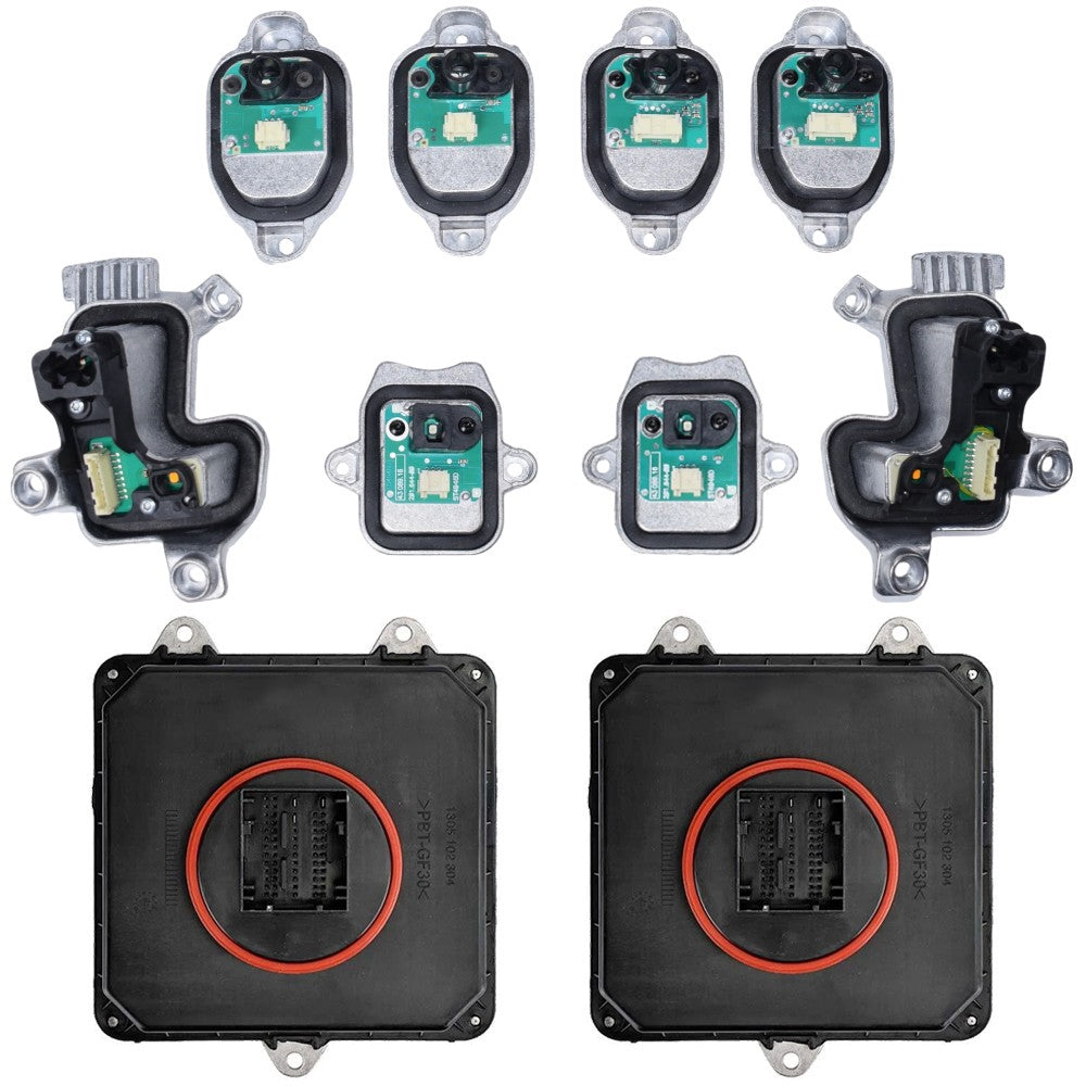 LED Headlight Control Modules Set 10 PCS New For BMW 3 Series F30 328i 330i 340i