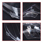 A Pair Headlight Lens Cover Clear L+R For Mercedes Benz CLK C209 W209 2005-2009