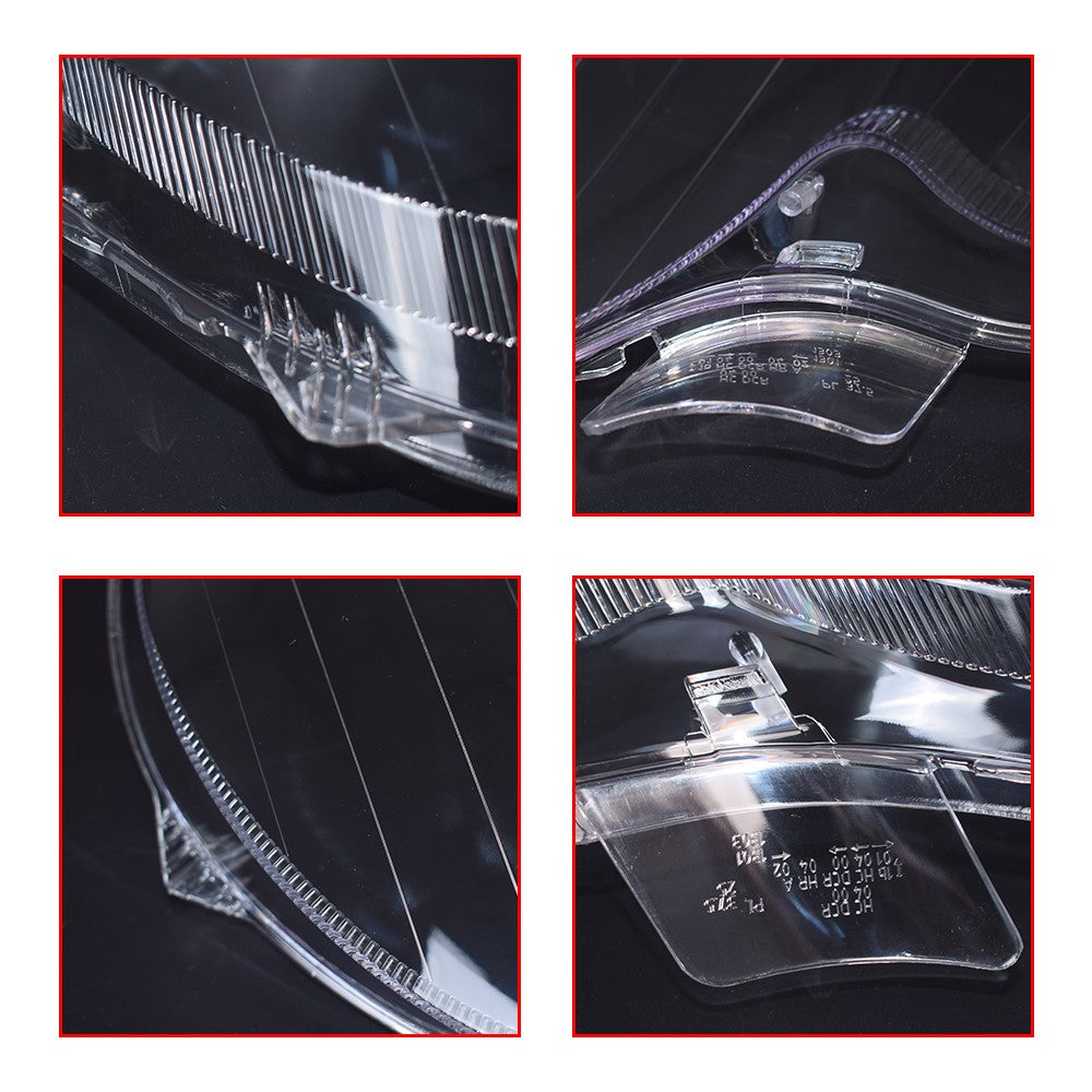 A Pair Headlight Lens Cover Clear L+R For Mercedes Benz CLK C209 W209 2005-2009
