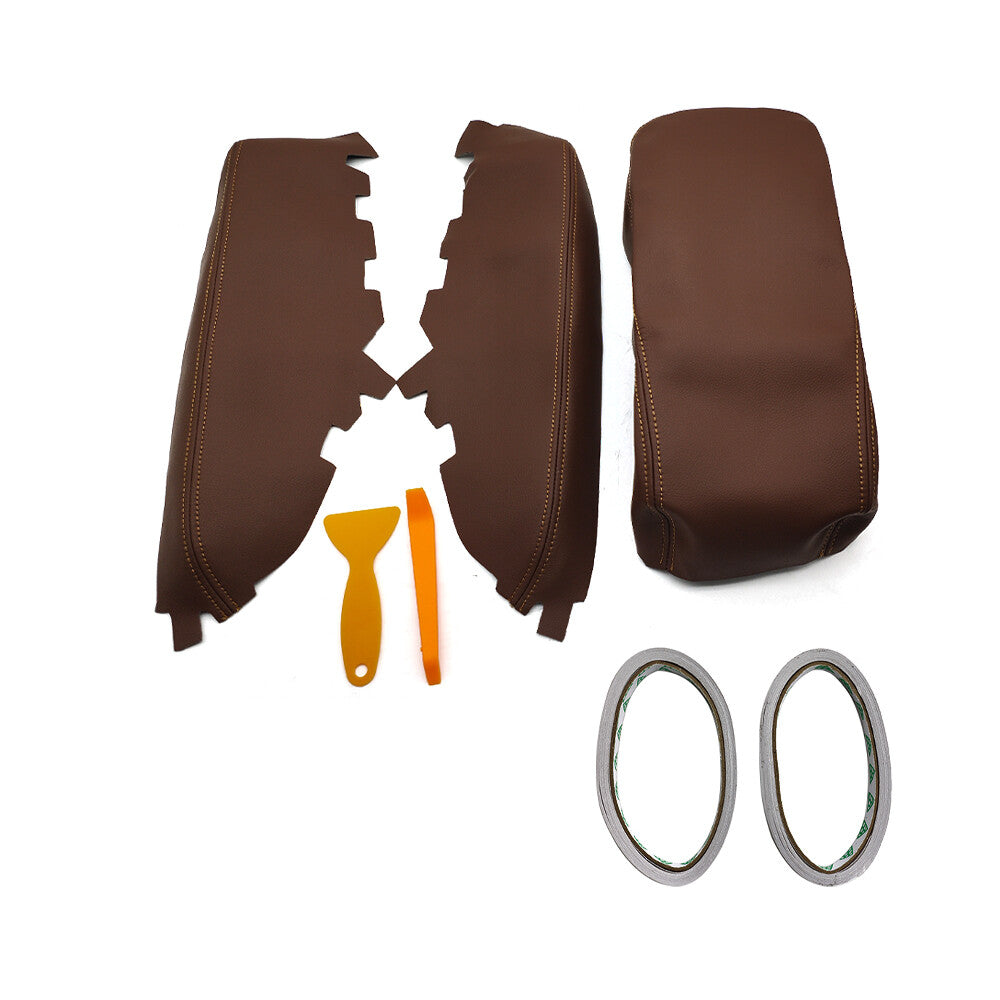 Center Console Lid Armrest & Door Panel Cover Brown For Toyota Avalon 2013-2018