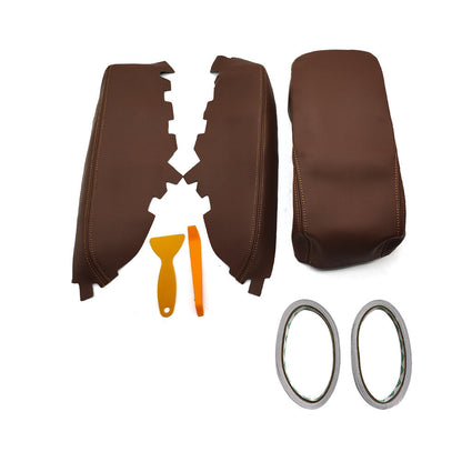 Center Console Lid Armrest & Door Panel Cover Brown For Toyota Avalon 2013-2018