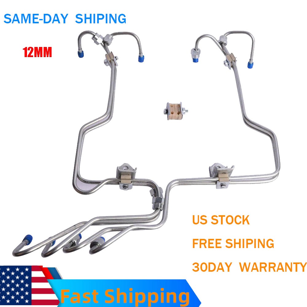 12mm Diesel Fuel Injector Lines For 3.9L 4BT Cummins Engine P7100 P-Pump 4988285