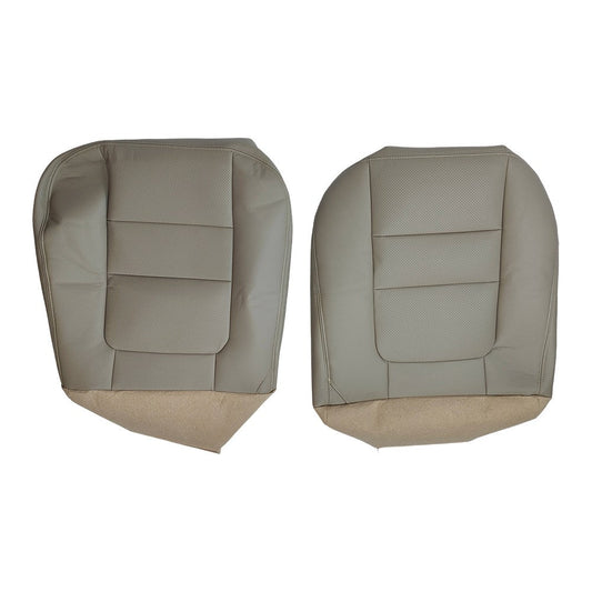 Driver Passenger Bottom Top Leather Seat Cover TAN For 2001 Ford F250 Lariat New