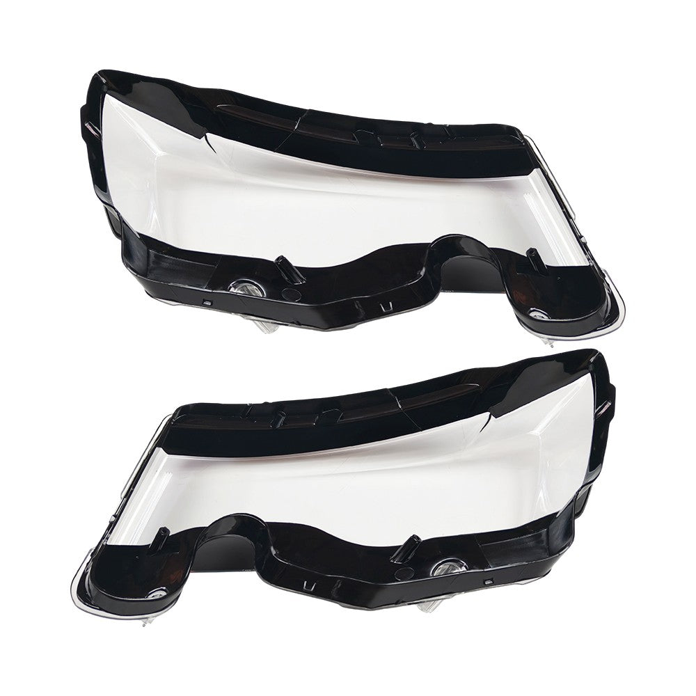LEFT+RIGHT Headlight Headlamp Lens Cover For Jeep Grand Cherokee 2014-19