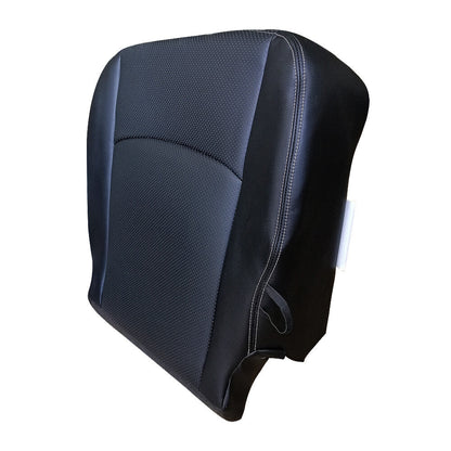 For 2013-2018 Dodge Ram 1500 2500 Laramie Driver Bottom Leather Seat Cover Black