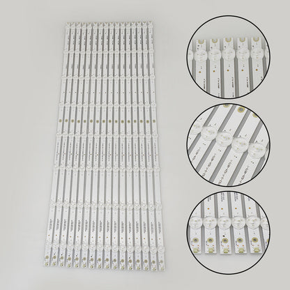 16pcs LB65018 LED Backlight Strips for Vizio D65U-D2 D65-D2 E65X-C2