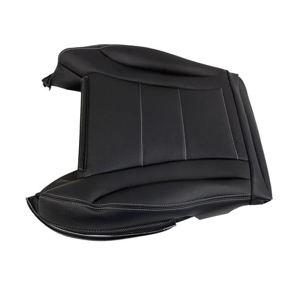 Driver Side Bottom Leather Seat Cover Black For 2015-2021 Mercedes Benz C300