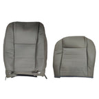 Front Driver Top & Bottom Leather Covers For 2005 2006 -2009 Ford Mustang GT