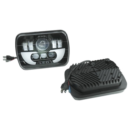 Headlamp Projector Kit High/Low Sealed Beam w/DRL Super Bright 12000lm