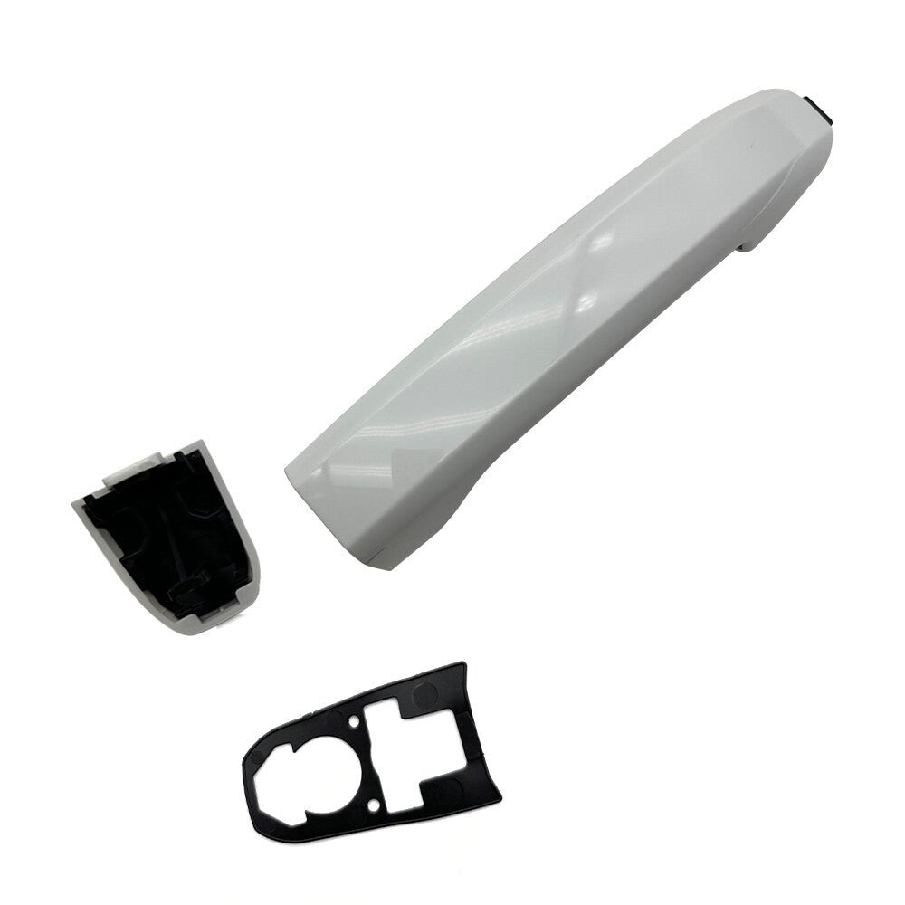 Rear Left Right Olympic White Door Handle for Chevrolet Silverado 2014 2019
