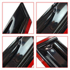 Window Visor Vent Rain Shades Guards Deflectors For 04-08 Acura TL Sedan Black