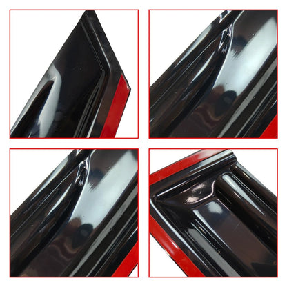 Window Visor Vent Rain Shades Guards Deflectors For 04-08 Acura TL Sedan Black