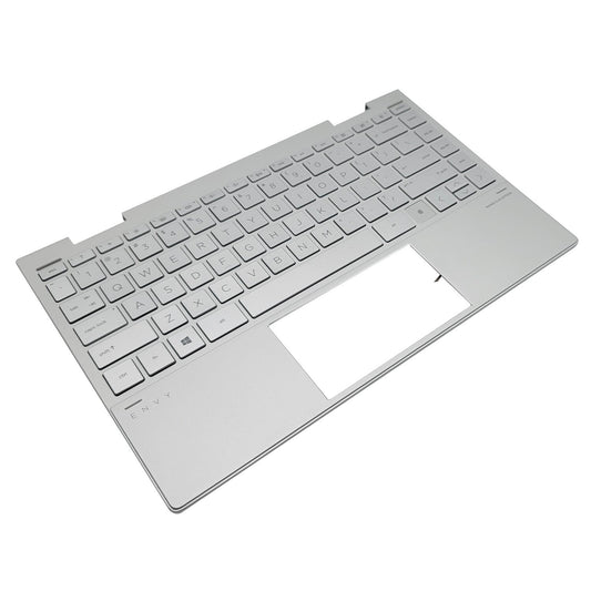 For HP Envy X360 13-BD 13M-BD 13-AY Palmrest Backlit Keyboard Silver M82698-001