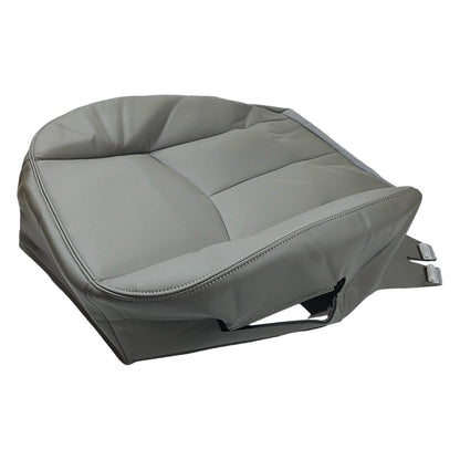Driver Bottom Leather Seat Cover Gray For 2003 2004 - 2006 GMC Sierra