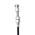 36" Stainless Steel Black Throttle Cable for LS1 Chevy 4.8 5.3 5.7 6.0 Engine LS
