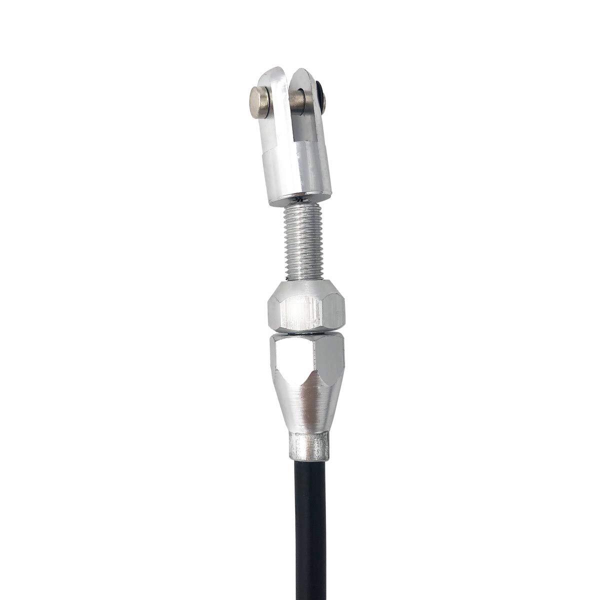 36" Stainless Steel Black Throttle Cable for LS1 Chevy 4.8 5.3 5.7 6.0 Engine LS
