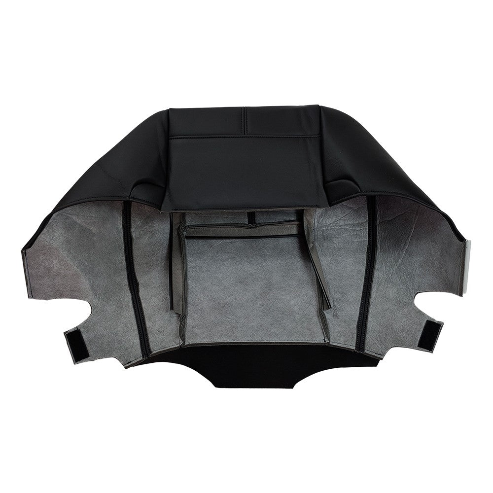 Driver Passenger Leather Seat Cover Black For Chevy Silverado 1500 2500 2007-14