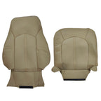 2008 to 2013 For Cadillac CTS Front Driver Top & Bottom Leather Seat Covers Tan