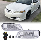 Front Bumper Fog Lights Lamp w/wiring for 2004-2008 for Acura TL 4DR