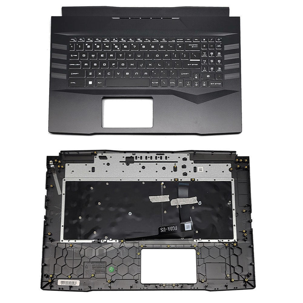 New For MSI Pulse GL76 11UDK SCK MS-17L1 Palmrest Upper Cover Backlit Keyboard
