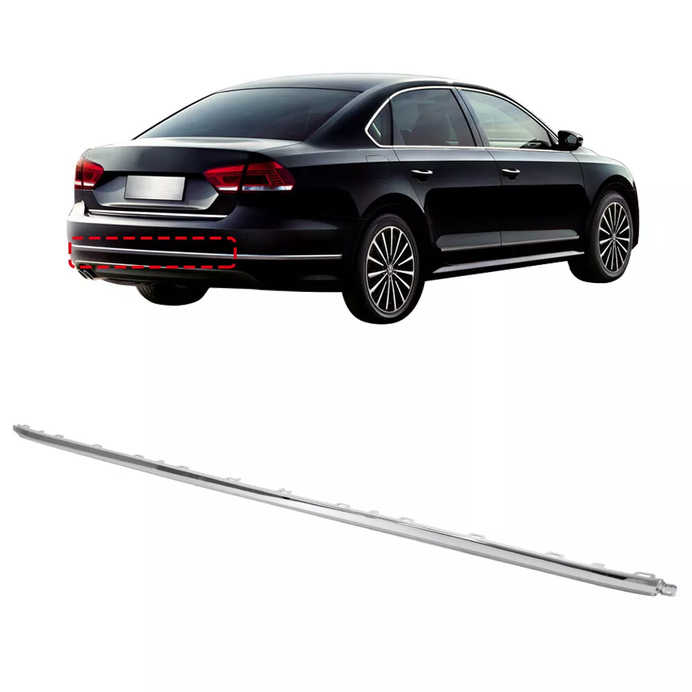 NEW For 2016-2017 VW Volkswagen Passat Rear Center Bumper Cover Molding