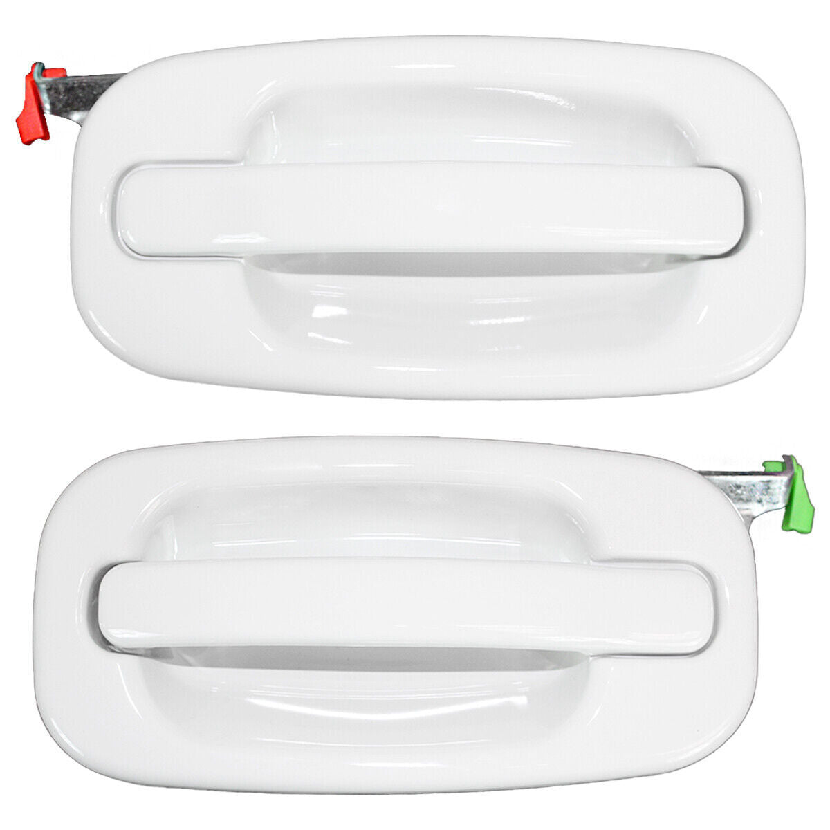 New 4 PCS Exterior Olympic White Door Handle Fit For 1999-2006 2007 Silverado US