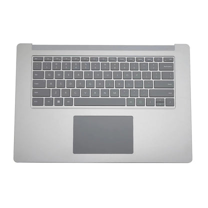 New Silver Palmrest Keyboard Touchpad For Microsoft Surface Laptop 3 15" 1873 US