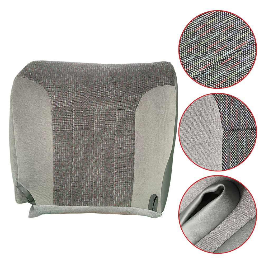 Driver Bottom & Top Back Seat Cover Gray For 1994 1995-1997 Dodge Ram 1500 2500