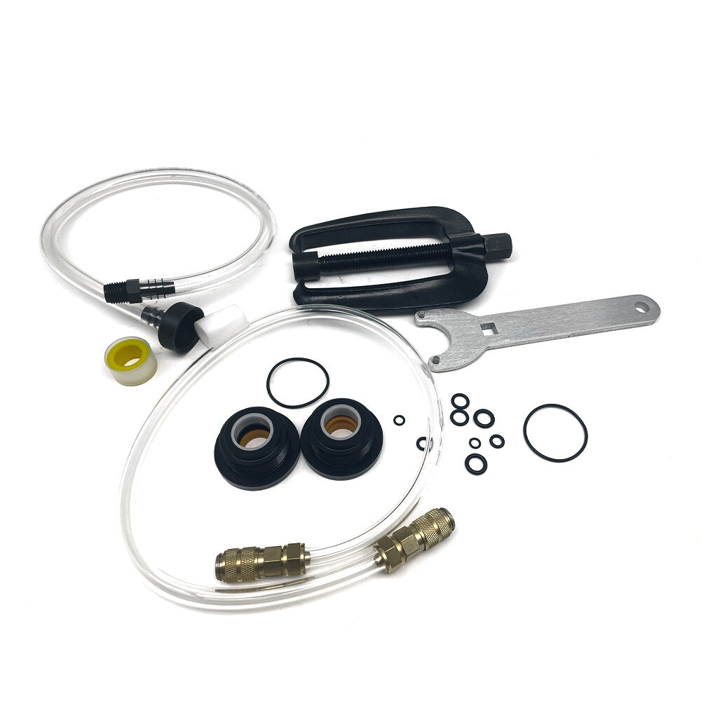 For Seastar Hydraulic Steering Cylinder Seal HS5157 + Bleed Kit+ Bracket Puller