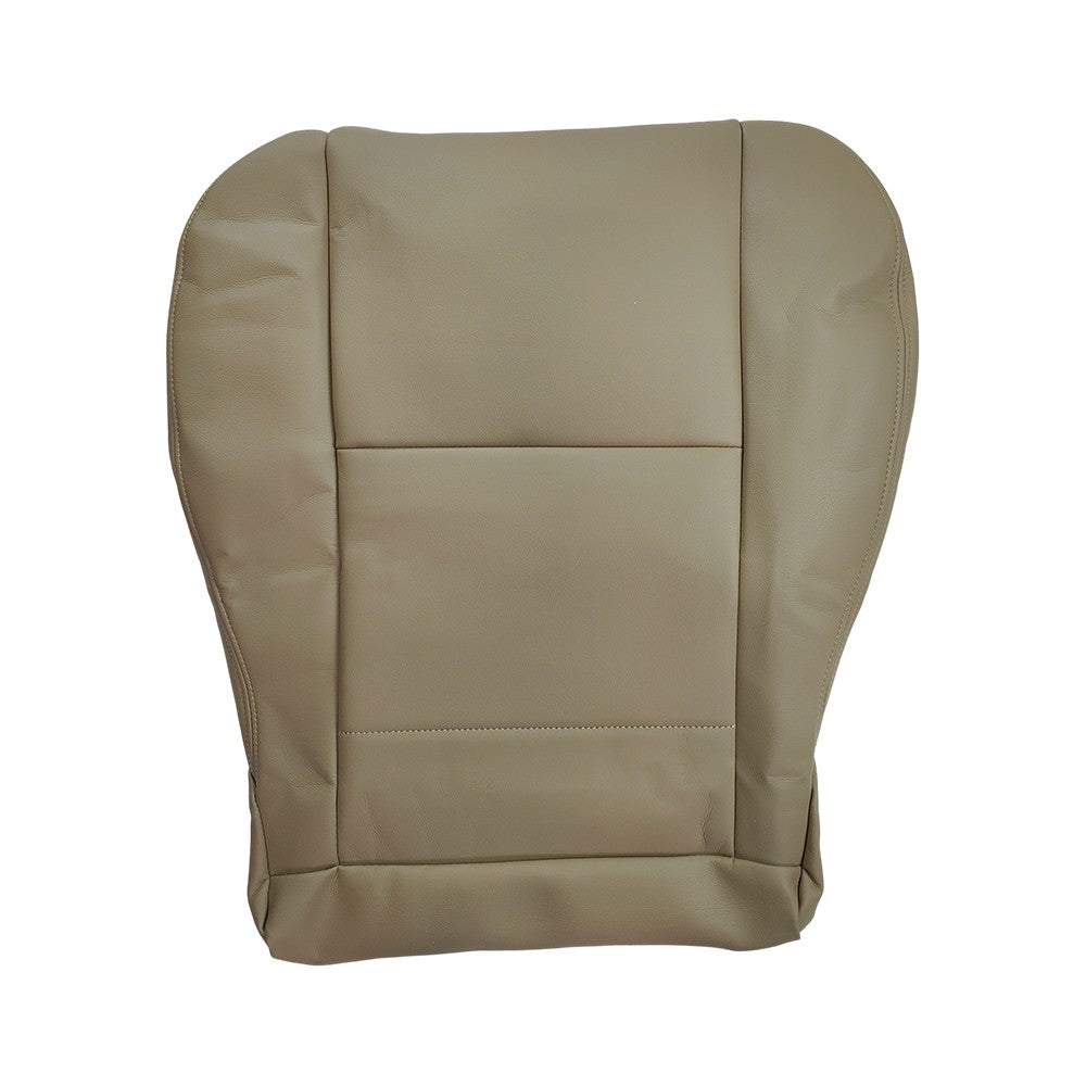Driver Side Bottom Leather Seat Cover Tan For 2000-2004 Toyota Tundra Sequoia