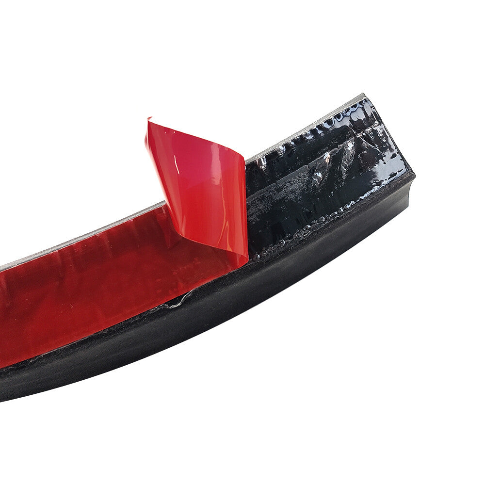 2.5M Car Front Bumper Lip Splitter Body Spoiler Chin Skirt Universal Black