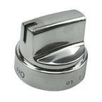 WB03X24818 Stainless Steel Plastic Control Knobs for GE Gas Range Stove (5Pack)