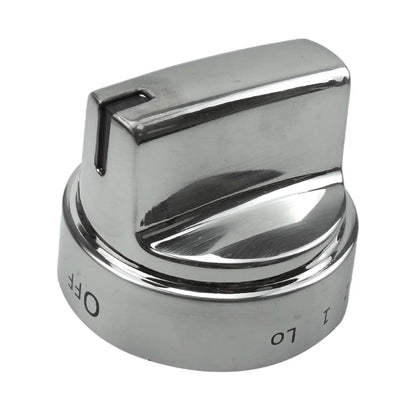 WB03X24818 Stainless Steel Plastic Control Knobs for GE Gas Range Stove (5Pack)