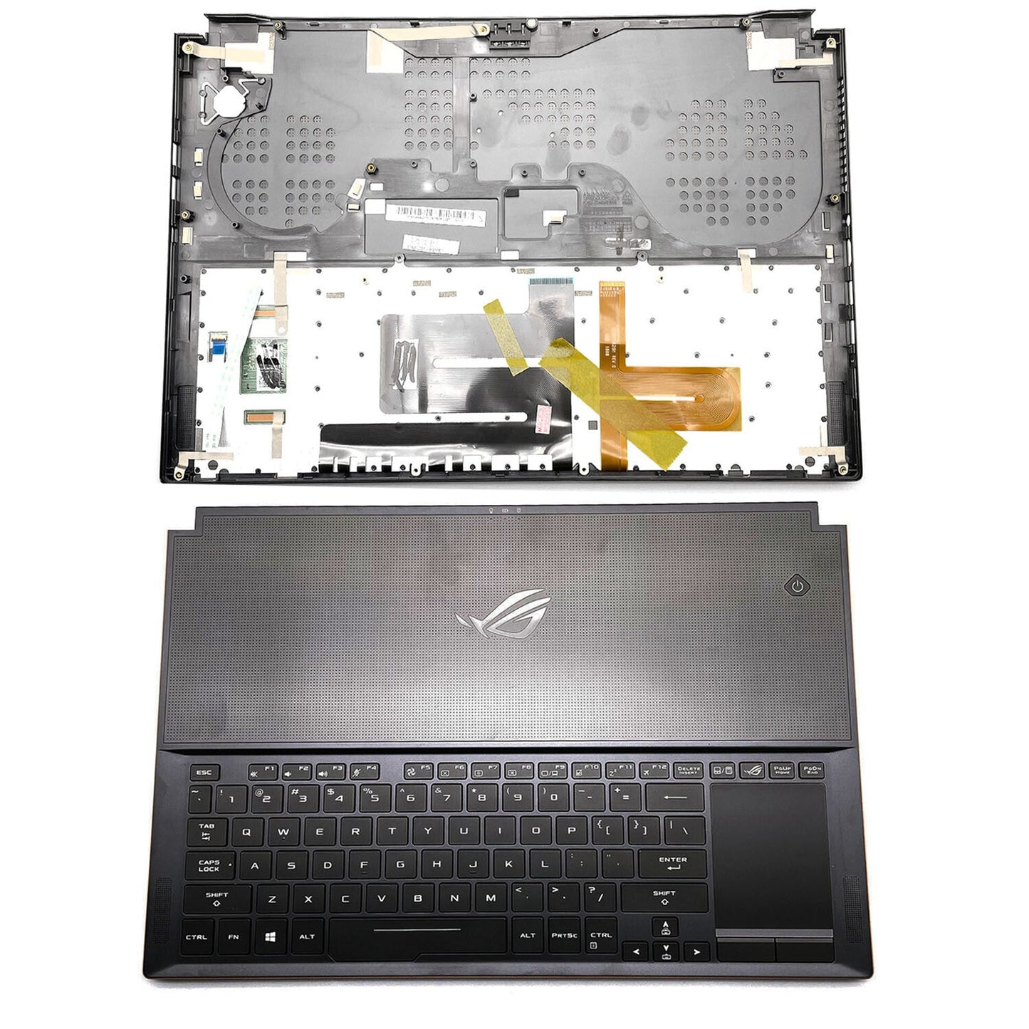 For Asus GX501V GX501VI GX501VS GX501VSK Palmrest RGB Backlit keyboard Black US