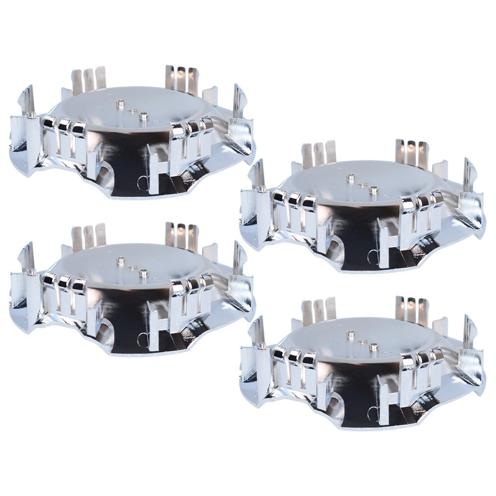 New Chrome ABS Center Caps 4PCS for Chevy Suburban 2007-2014 for 7.2" Diameter