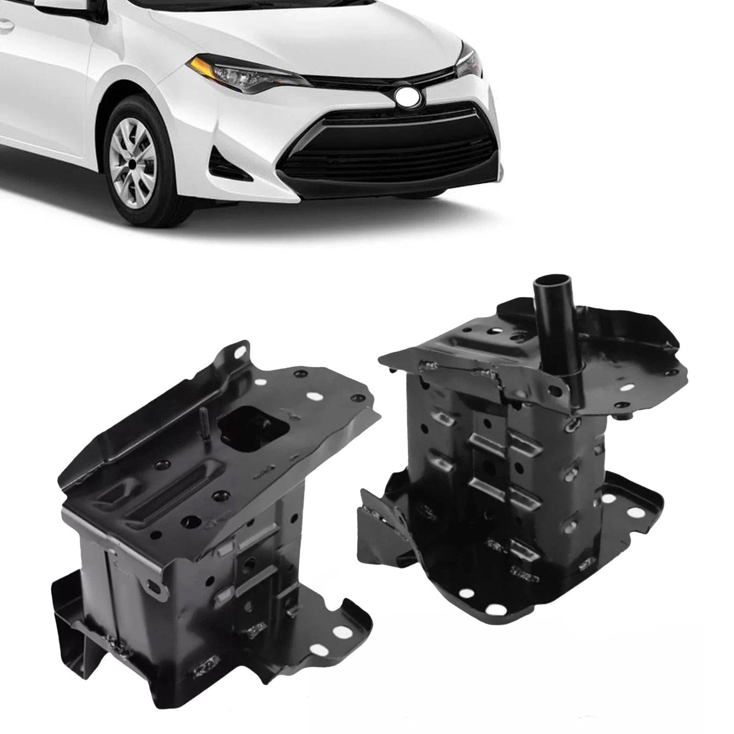 For 19-23 Toyota Corolla Left Driver & Right Passenger Side Front Bumper Bracket