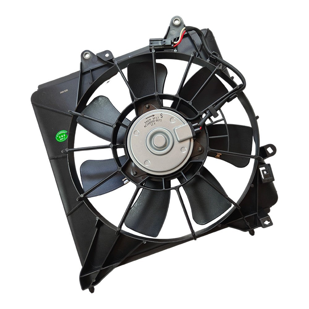For Honda Fit 2009-2014 A/C Condenser Fan Assembly Passenger Side | Single Fan