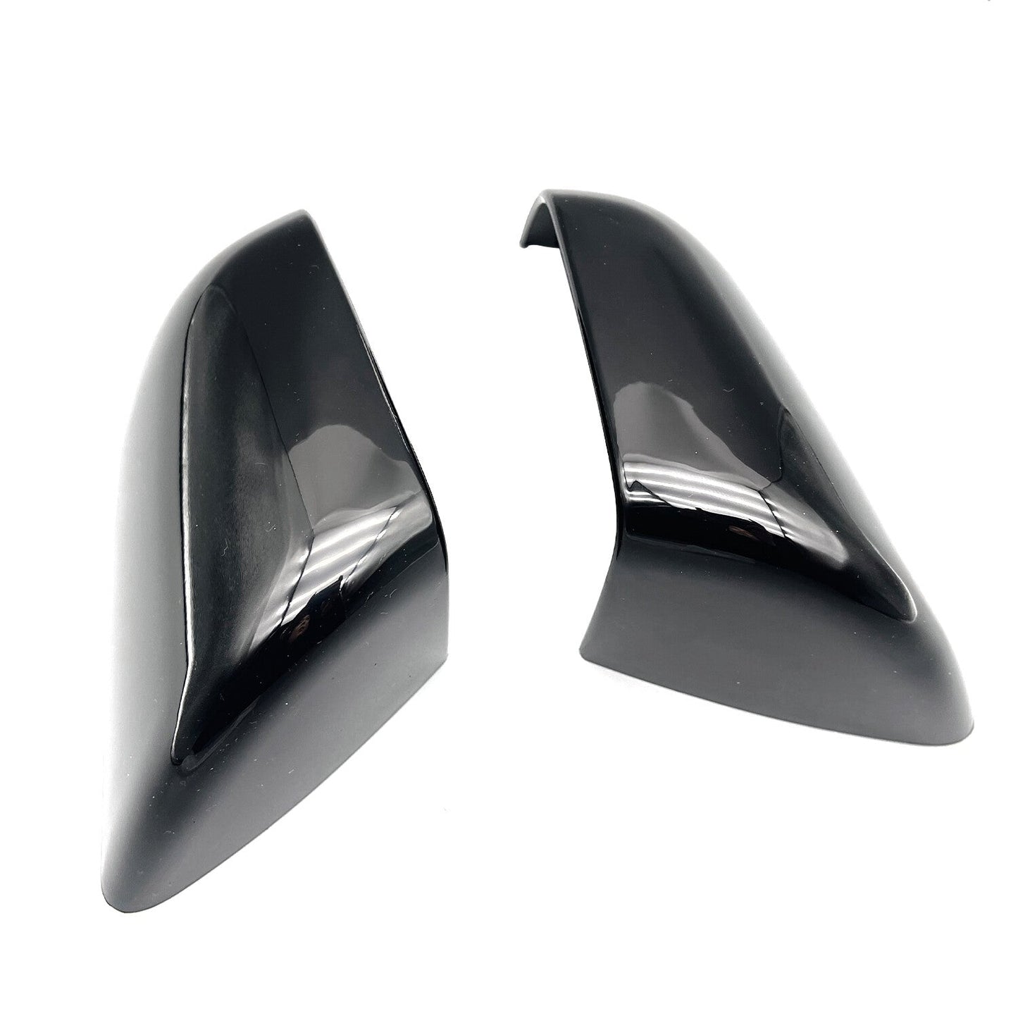 2X Left And Right Rear View Side Mirror Cover Skull Cap Black for Tesla Model y